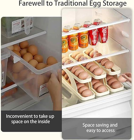 Egg Storage Box - Rolling Design