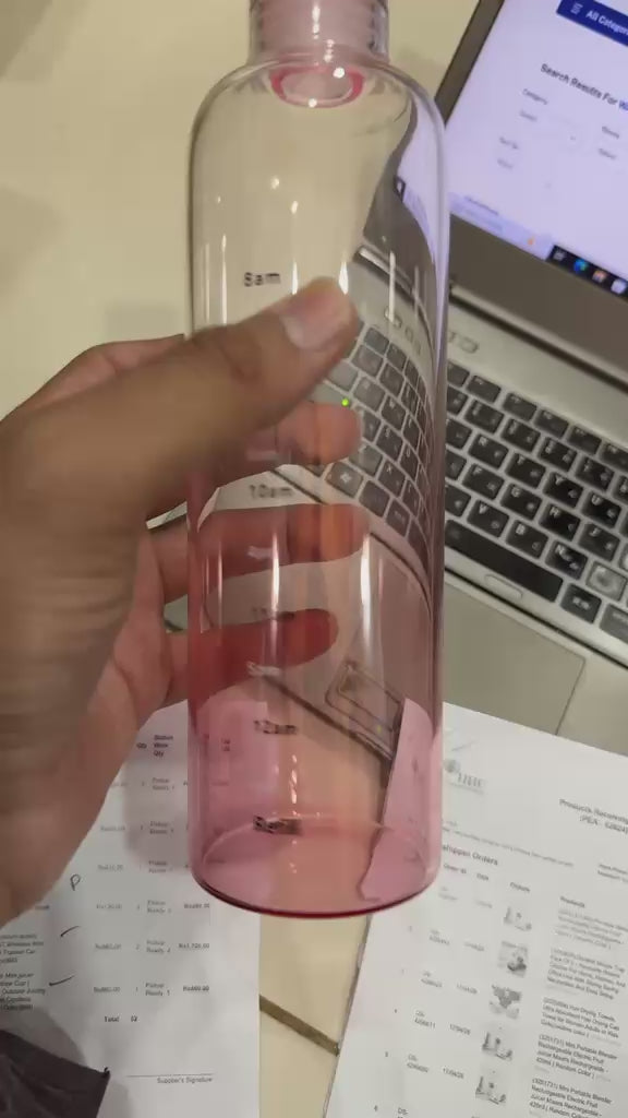 Transparent Plastic Water Bottle