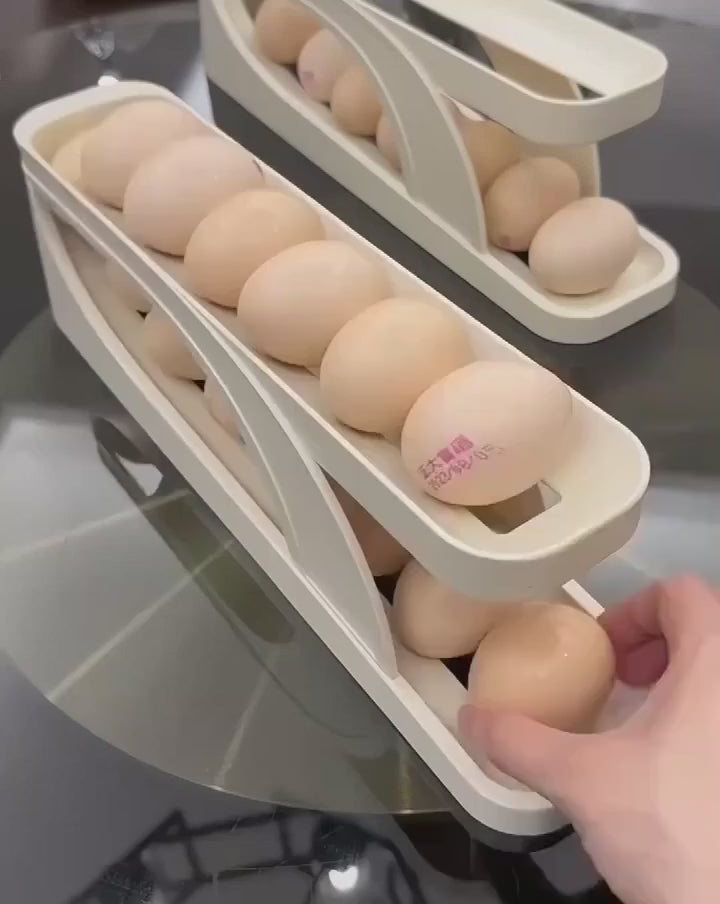Egg Storage Box - Rolling Design
